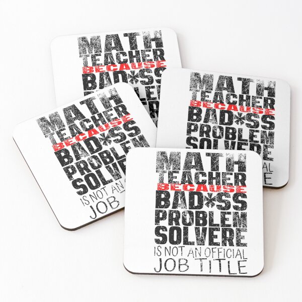Item preview, Problem Solver Math Teacher- Math teacher because badass problem solver is not  an official job title designed and sold by Rajpramanik.