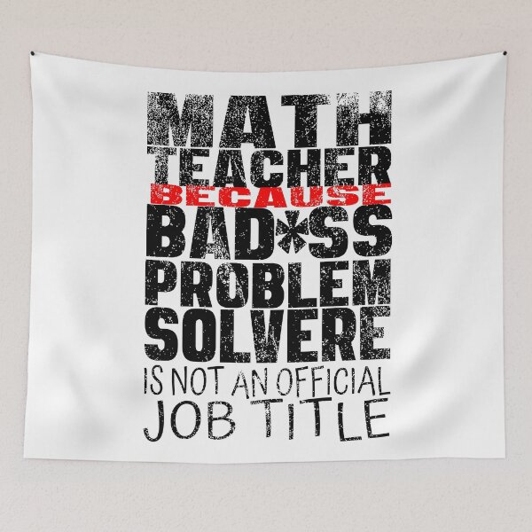 Item preview, Problem Solver Math Teacher- Math teacher because badass problem solver is not  an official job title designed and sold by Rajpramanik.