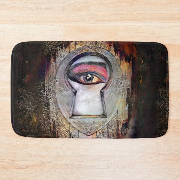 Item preview, Siouxsie Eye | Surreal Goth Art | Surreal Goth Eye | Surrealist Horror Drawing | Creepy Keyhole | TM11 designed and sold by triciakitty.