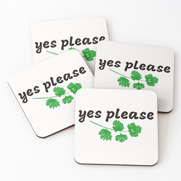 Item preview, Yes please, coriander lover designed and sold by Smileycreation.