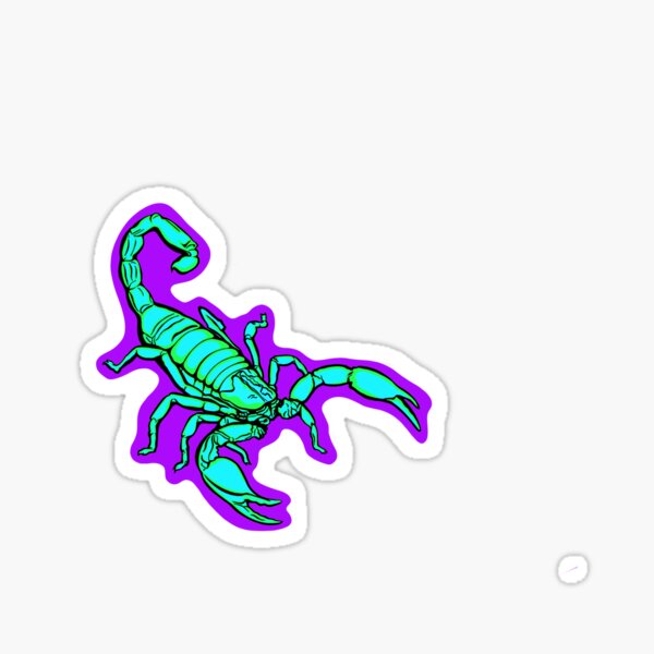 BYRON Cartoon Big Scorpion Persönlichkeit Wasserdichte coole Autoform Vinyl Aufkleber  Aufkleber Scratch PVC Körperabdeckung Körperaufkleber (Color Name : Laser,  Size : 18cm 30cm) : : Auto & Motorrad
