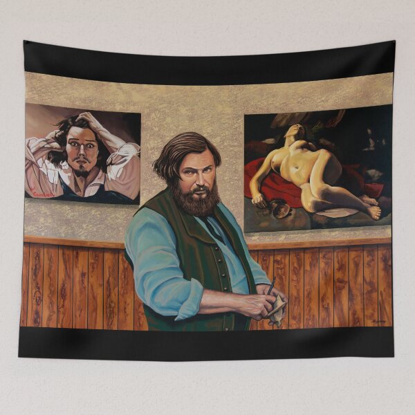 Item preview, Gustave Courbet Painting designed and sold by PaulMeijering.