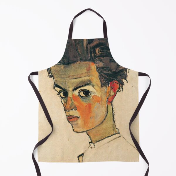 Item preview, Egon Schiele self portrait art designed and sold by Vintage Designs +.