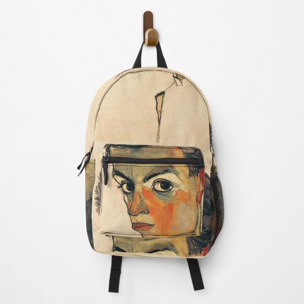 Item preview, Egon Schiele self portrait art designed and sold by Vintage Designs +.
