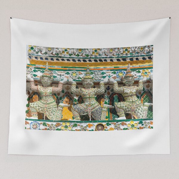 Item preview, Porcelain Solders Guarding Prang, Wat Arun designed and sold by Brian Shaw.