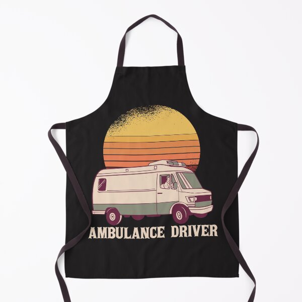 Item preview, Retro sunset emergency ambulance designed and sold by TamGustam.