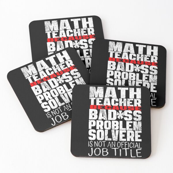 Item preview, Problem Solver Math Teacher- Math teacher because badass problem solver is not  an official job title.. designed and sold by Rajpramanik.
