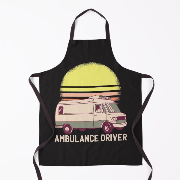 Item preview, Retro sunset Ambulance driver designed and sold by TamGustam.