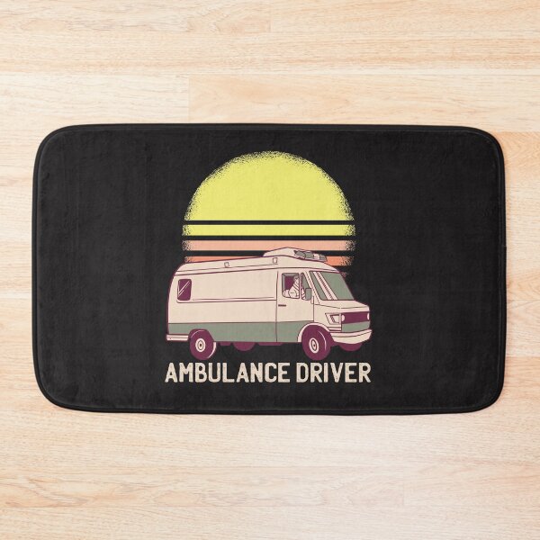 Item preview, Retro sunset Ambulance driver designed and sold by TamGustam.