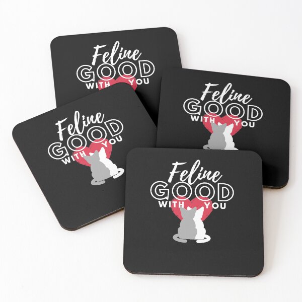 Item preview,  Feline good with you| cute cat valentine cat lover sticker designed and sold by Canfy Girl.
