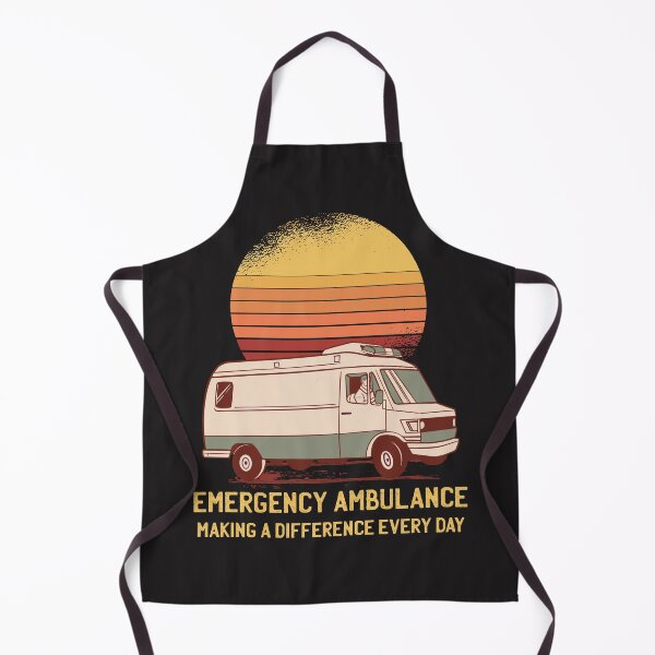 Item preview, Retro Emergency Ambulance designed and sold by TamGustam.