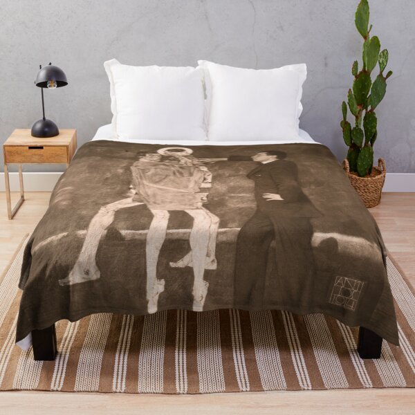 Item preview, Vintage photo of Egon Schiele with a painting designed and sold by Vintage Designs +.
