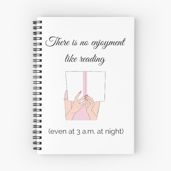 Item preview, There Is No Enjoyment Like Reading (even at 3 a.m. at night) designed and sold by Winter--Flowers.
