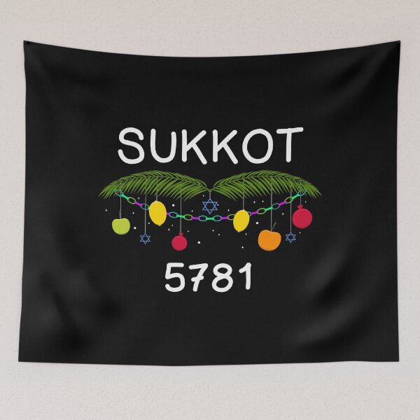 Item preview, Feast of Tabernacles Jewish Holiday Sukkot 5781 print designed and sold by jakehughes2015.