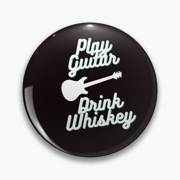 Artikelvorschau, Gitarre spielen Whisky trinken entworfen und verkauft von Famtastic Artworks.