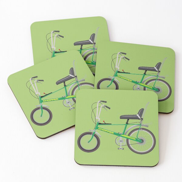Item preview, Green Retro Chopper designed and sold by threeblackdots.