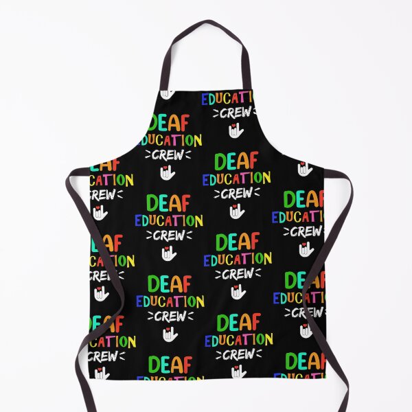 Item preview, Deaf Education Crew ASL Sign Language Teacher graphic designed and sold by jakehughes2015.