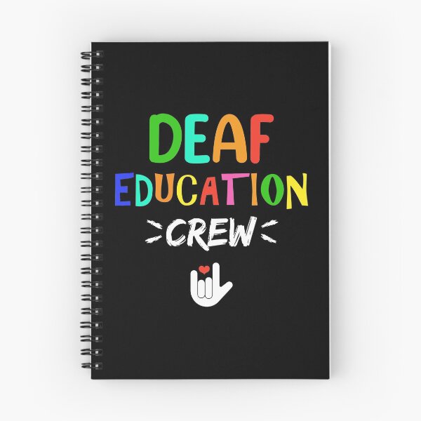 Item preview, Deaf Education Crew ASL Sign Language Teacher graphic designed and sold by jakehughes2015.