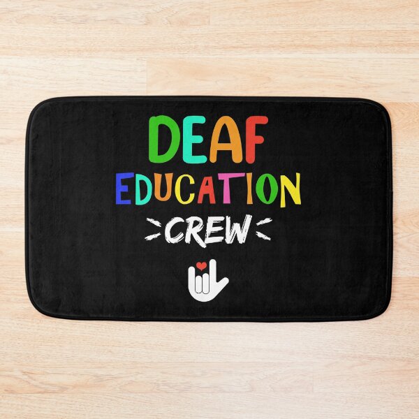 Item preview, Deaf Education Crew ASL Sign Language Teacher graphic designed and sold by jakehughes2015.