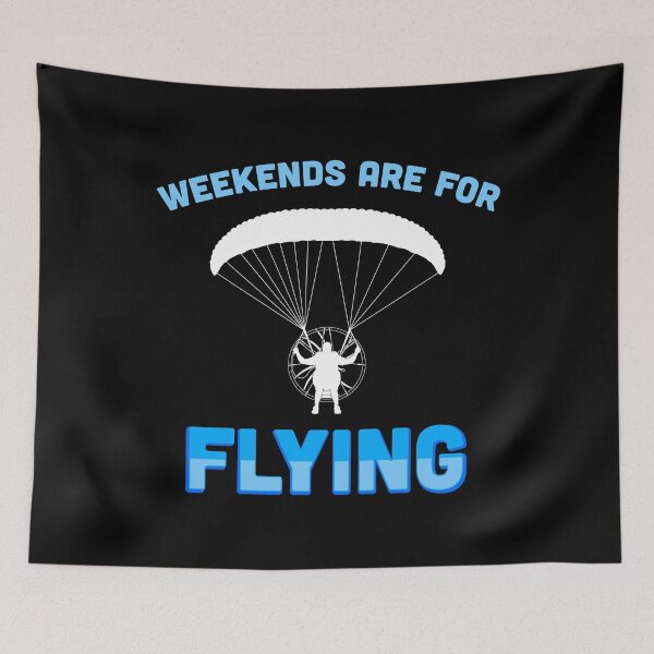 Item preview, Weekends Flying Paramotoring Paramotor graphic designed and sold by jakehughes2015.