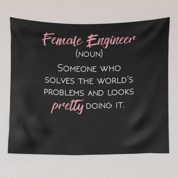 Item preview, Female Engineer Definition Funny designed and sold by SoniaSoto.