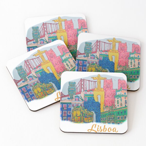 Item preview, Lisbon Lisboa Landmarks designed and sold by Relish Portugal.