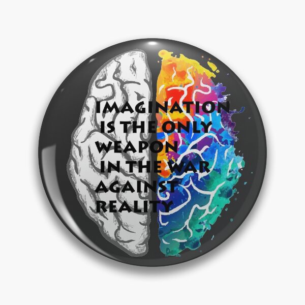Item preview,  Imagination Is The Only Weapon In The War Against Reality designed and sold by bahicharafe.