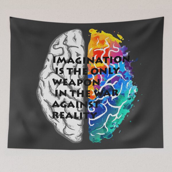 Item preview,  Imagination Is The Only Weapon In The War Against Reality designed and sold by bahicharafe.