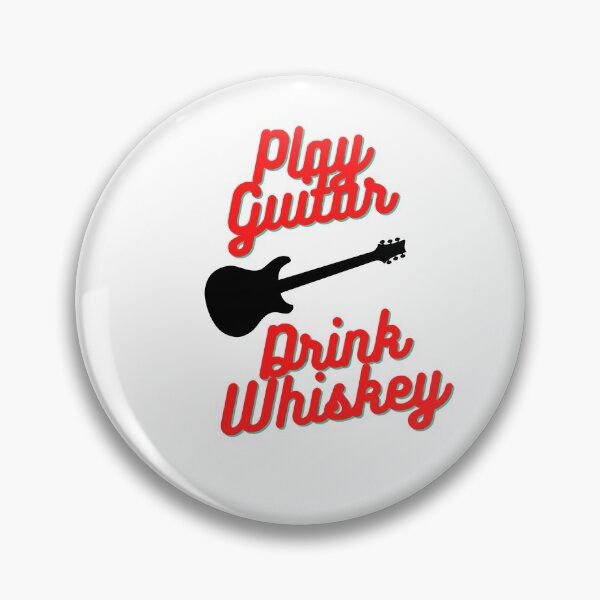 Artikelvorschau, Gitarre spielen, Whiskey trinken entworfen und verkauft von Famtastic Artworks.