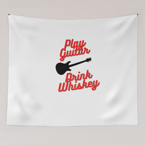 Item preview, Play Guitar Drink Whiskey designed and sold by Famtastic Artworks.