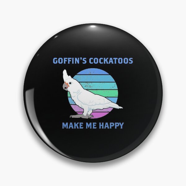 Artikelvorschau, Happy Parrot Lover Goffin Kakadu-Design entworfen und verkauft von jakehughes2015.