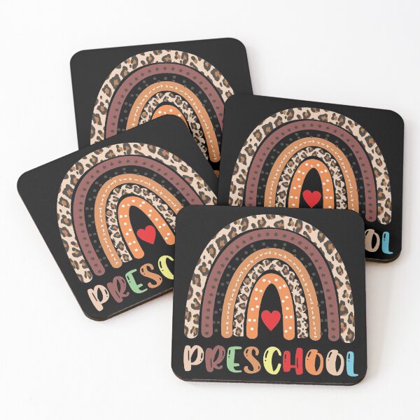 Item preview, Leopard Rainbow Preschool Teacher First Day of School designed and sold by Tatus Brinal.