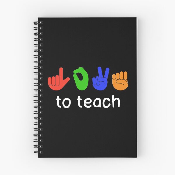 Item preview, Love To Teach ASL Sign Language Deaf Education Teacher print designed and sold by jakehughes2015.