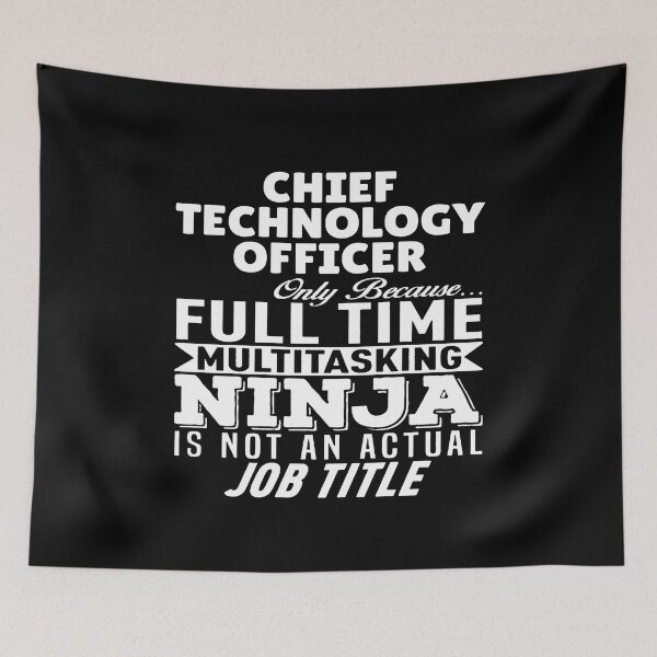Item preview, Chief Technology Officer Multitasking Ninja designed and sold by clickmostro.