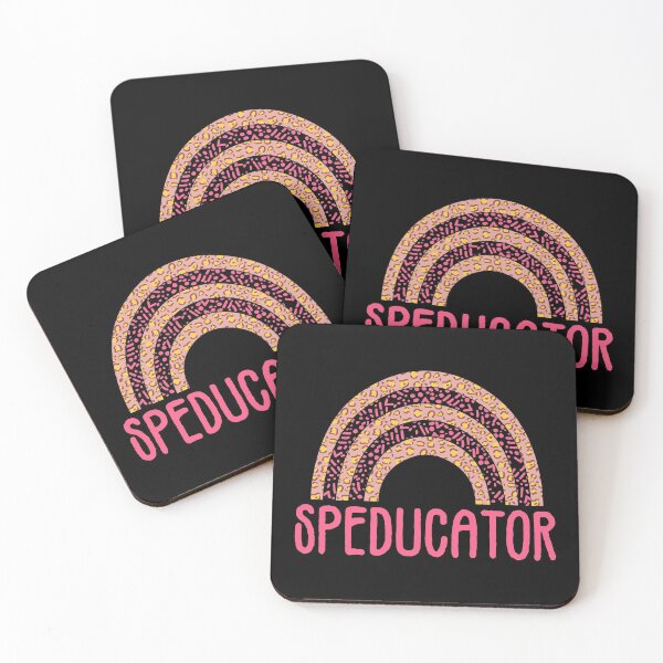 Item preview, Leopard Rainbow Special Education Teacher Speducator print designed and sold by jakehughes2015.