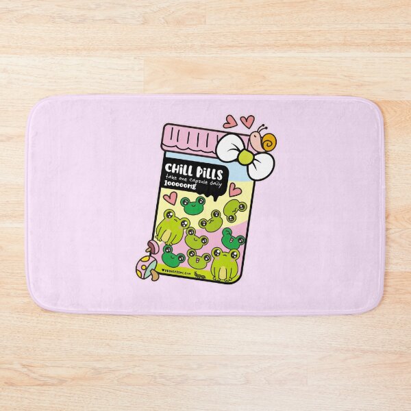 Item preview, chill pills cute frog pills cartoon designed and sold by princessmi-com.