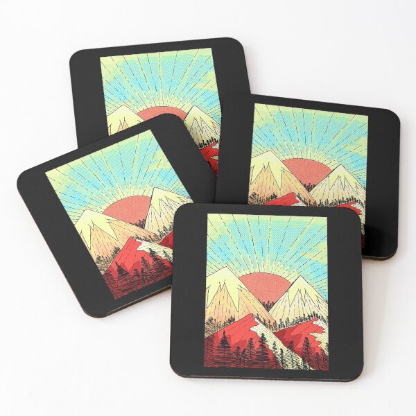 Item preview, Retro mountain hills  designed and sold by Fritterray89.