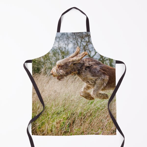 Item preview, Leaping Luca Spinone designed and sold by FOLK ART FUSION by heidiannemorris.