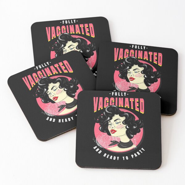 Item preview, Vaccinated And Ready To Party Retro Design designed and sold by MnEmzStudio.