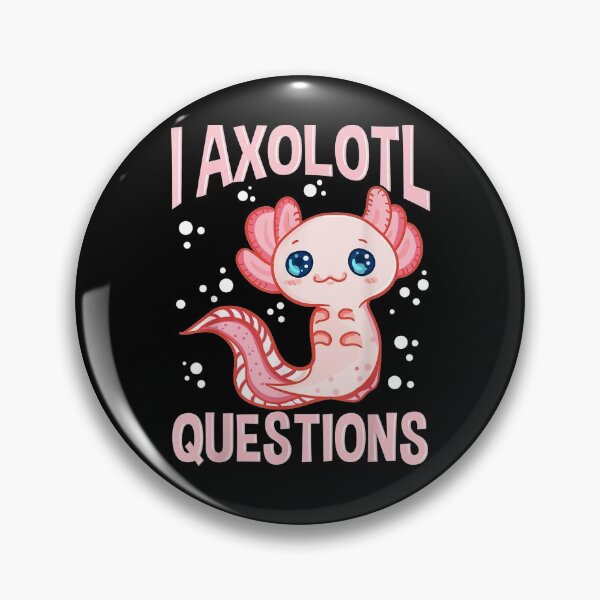 Item preview, I Axolotl Questions Walking Fish Pun designed and sold by vivanbess.