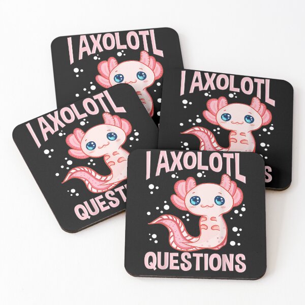 Item preview, I Axolotl Questions Walking Fish Pun designed and sold by vivanbess.