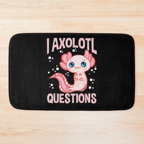 Item preview, I Axolotl Questions Walking Fish Pun designed and sold by vivanbess.