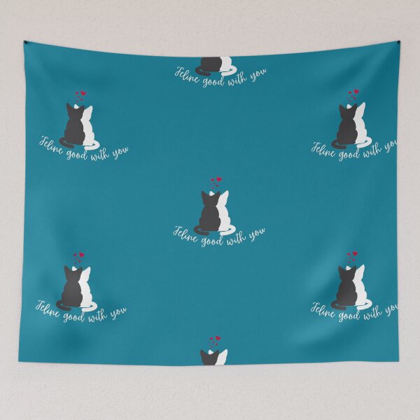 Item preview, Feline good with you| cute cat valentine cat lover sticker designed and sold by Canfy Girl.