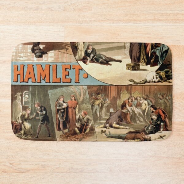 Item preview, Vintage Hamlet Theatre Poster designed and sold by livianasgifts.