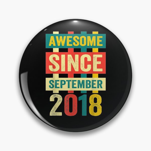 Artikelvorschau, Awesome Seit September 2018 1. Geburtstag Spruch Gif entworfen und verkauft von vivanbess.