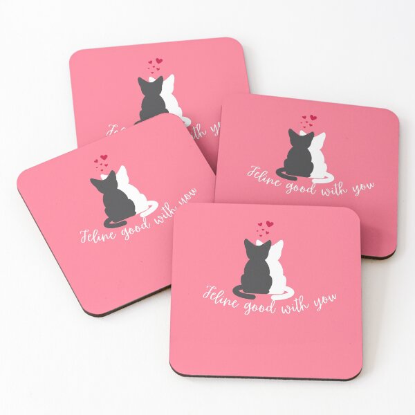Item preview, Feline good with you| cute cat valentine cat lover sticker designed and sold by Canfy Girl.