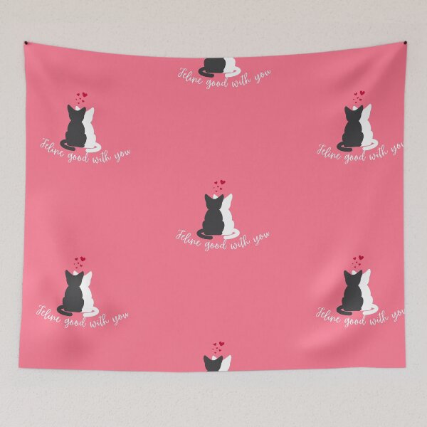 Item preview, Feline good with you| cute cat valentine cat lover sticker designed and sold by Canfy Girl.
