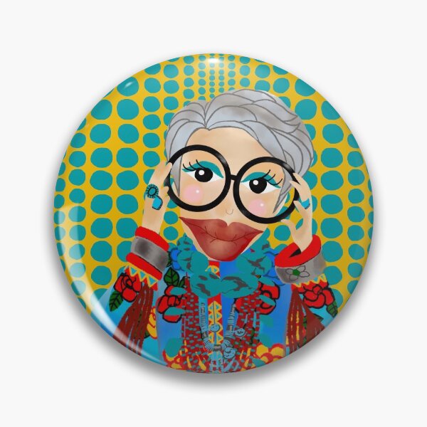 Item preview, A chic Turquoise Iris Apfel inspired Items designed and sold by Angie16bkk.