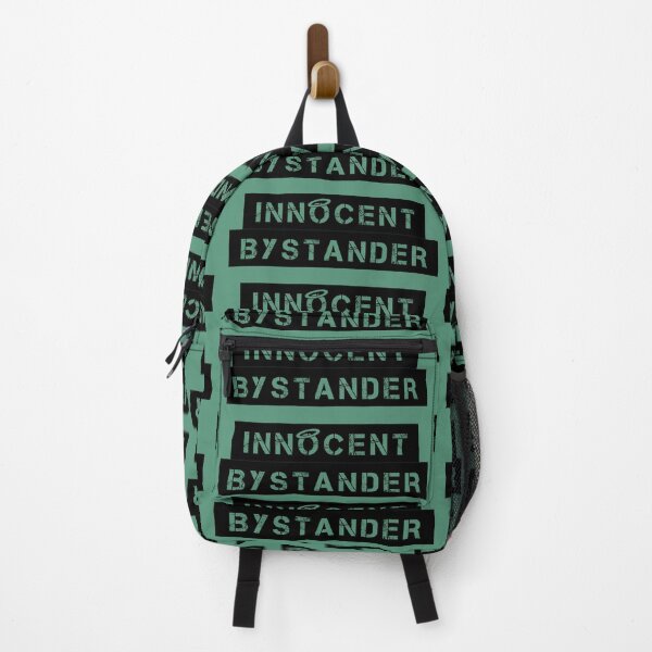 Item preview, Innocent bystander halo not guilty or involved funny (black) designed and sold by SolidEarthArt.