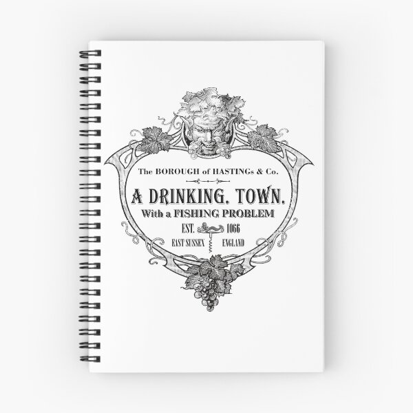 Item preview, Hastings - Drinking Town Fishing Problem - Graphic Print designed and sold by CloneDigitalArt.
